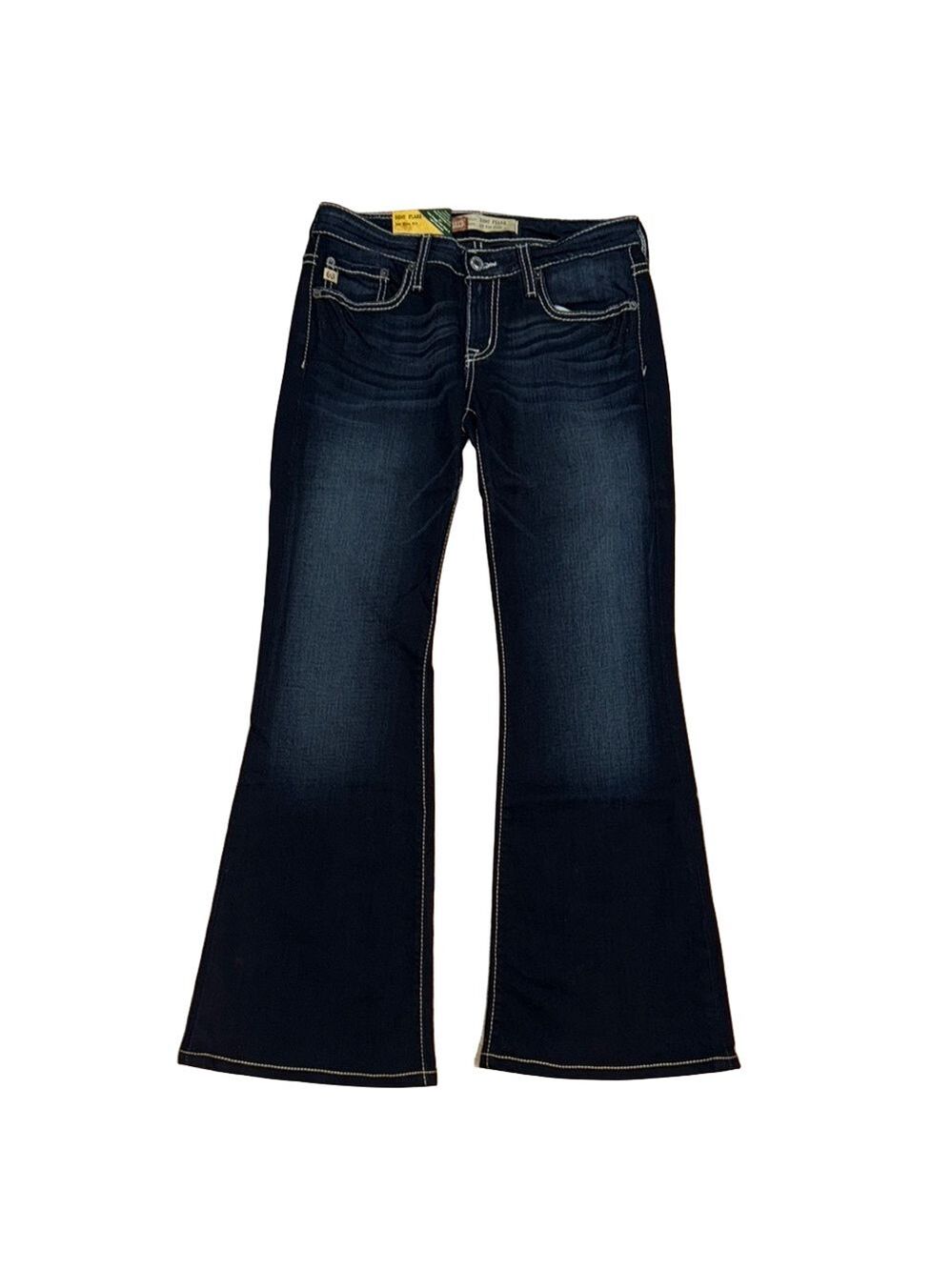 NWT Big Star Remy Women’s 26R Dark Wash Low Rise Flare Bootcut Y2K Western Jeans